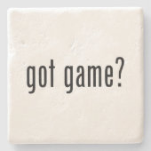 got Spiel? Steinuntersetzer (Vorderseite)