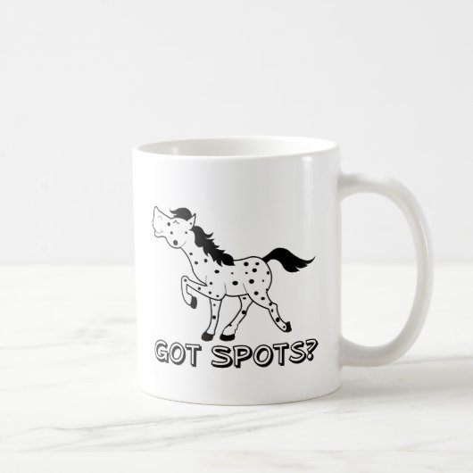 Got Spots? Appaloosa Horse Coffee Tasse (Rechts)