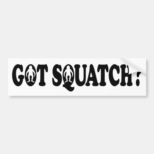 GOT SQUATCH? - Autoaufkleber (Vorne)