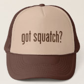 Got Squatch? Fernlastfahrer-Hut Truckerkappe (Vorderseite)