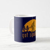 Got Squatch? Vintag Kaffeetasse (Vorderseite Links)