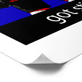 Got Stick - Ice Hockey Player Poster (Ecke)