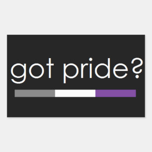 Got Stolz? Aufkleber für asexuelle Personen