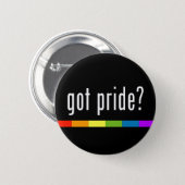 Got Stolz: Gay Pride Button (Vorne & Hinten)