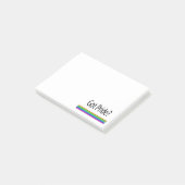 Got Stolz? Post-it Klebezettel (angewinkelt)