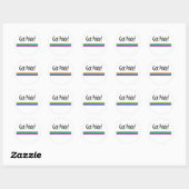 Got Stolz? Runder Aufkleber (Blatt)