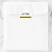 Got Stolz? Runder Aufkleber (Tasche)