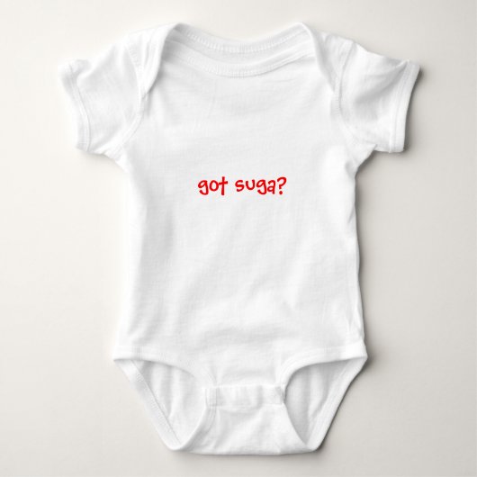 got suga? baby strampler (Vorderseite)