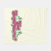 Got Sugarplums Holiday Candy Lover Fleecedecke (Vorderseite (Horizontal))