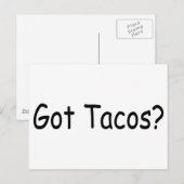 Got Tacos Postkarte (Vorne/Hinten)