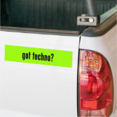 got techno? autoaufkleber (Auf Lkw)