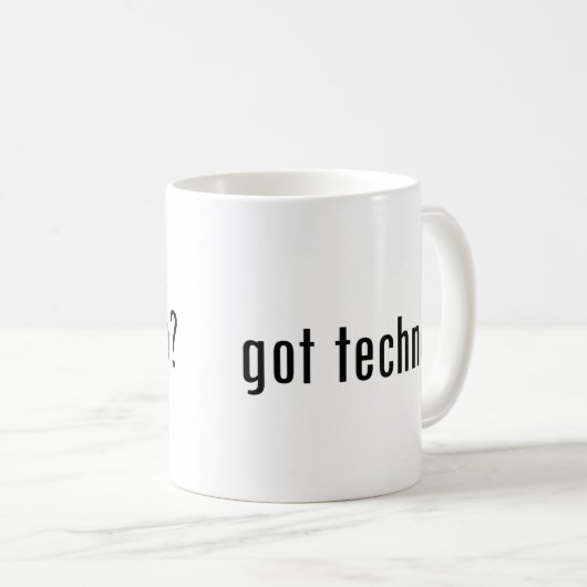 got techno? kaffeetasse (VorderseiteRechts)