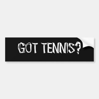 Got Tennis? Autoaufkleber