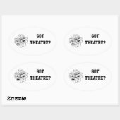 Got Theater? Aufkleber (Blatt)
