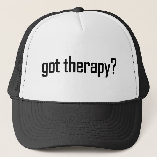 Got Therapie? Truckerkappe (Vorderseite)