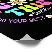 Got this don't stress rock the test test day poster (Ecke)