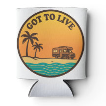 Got To Live Retro Sunset Dosenkühler - RV Camping