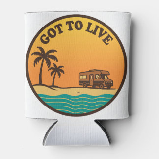 Got To Live Retro Sunset Dosenkühler - RV Camping