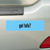 got Tofu? Autoaufkleber (Auf Auto)