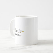 Got Too Silly Funny Goose Humor Animal Lovers Kaffeetasse (Vorderseite Links)