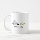 Got Too Silly Funny Goose Humor Animal Lovers Kaffeetasse (Links)