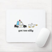 Got Too Silly Funny Goose Humor Animal Lovers Mousepad (Mit Mouse)