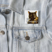 Got Tortitude ein 2 Zoll-Quadrat-Knopf Button (Beispiel)