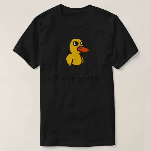 Got Trauben lustig T-Shirt (Design vorne)