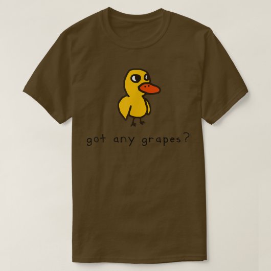 Got Trauben lustig T-Shirt (Design vorne)