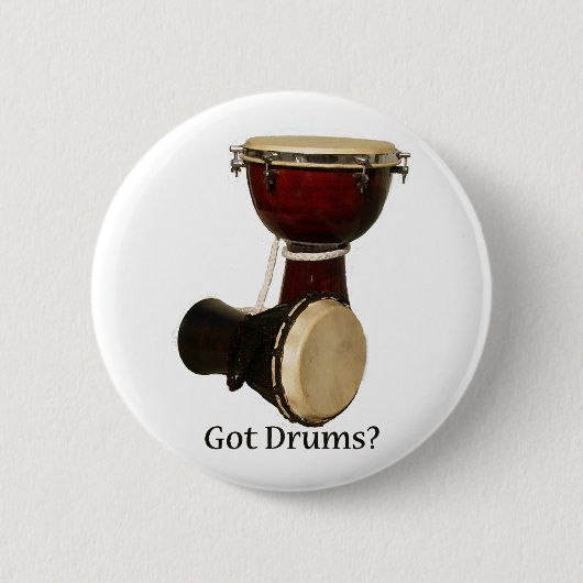 Got Trommel-Knopf Button (Vorderseite)