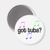 Got Tuba Music Gift Magnet (Vorderseite/Rückseite)