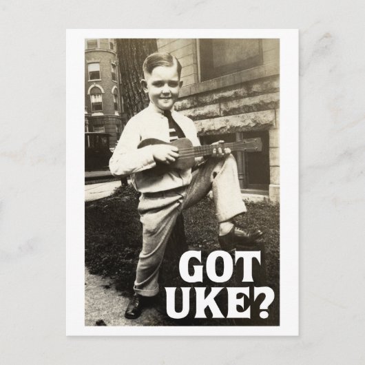 Got Uke? Postkarte (Vorderseite)