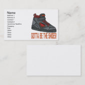 Got, um die Schuhe zu sein Visitenkarte (Vorne/Hinten)