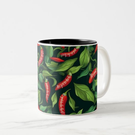 Got, um heißen Chili Pfeffer Kaffee Tasse (VorderseiteRechts)