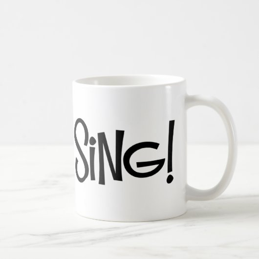 got, um zu singen kaffeetasse (Rechts)