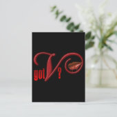 Got V - Vampirblut Postkarte (Stehend Vorderseite)