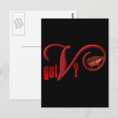 Got V - Vampirblut Postkarte (Vorne/Hinten)