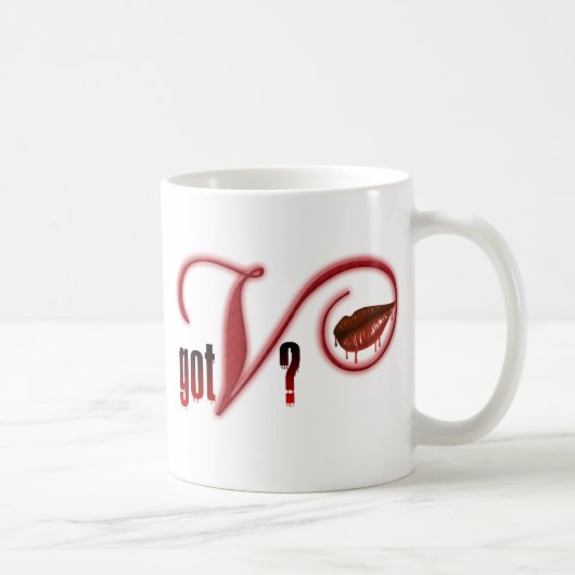 Got V - Vampire-Blut Kaffeetasse (Rechts)