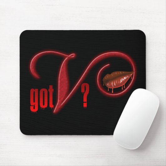Got V - Vampire-Blut Mousepad (Mit Mouse)