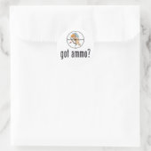 got? (Valentinstag) Runder Aufkleber (Tasche)