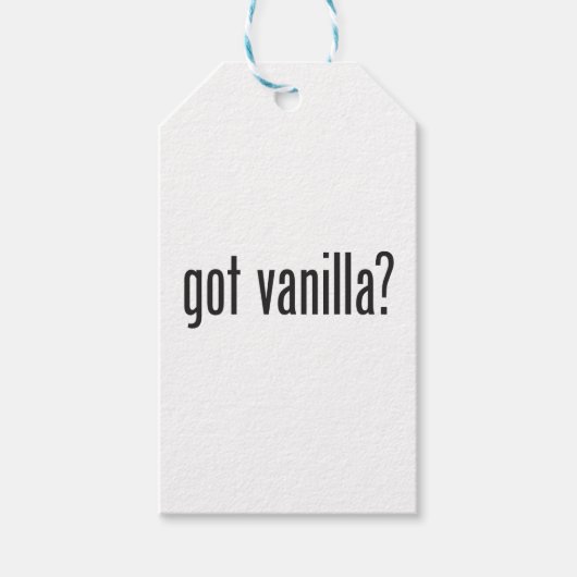 got Vanille Geschenkanhänger (Vorderseite)