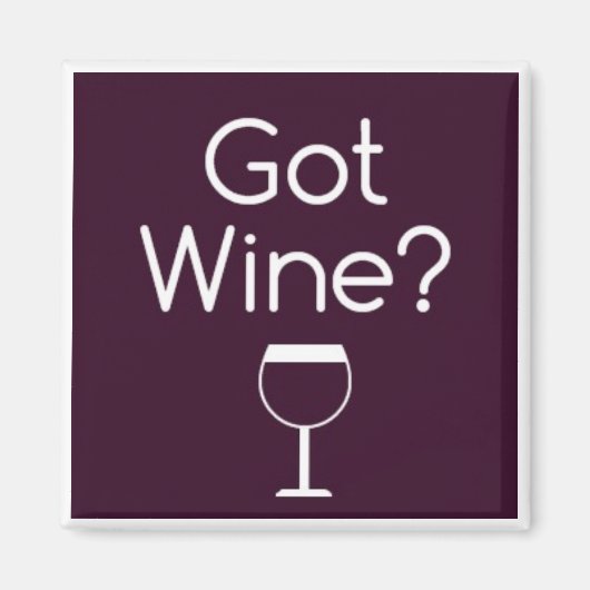 Got Viereckmagnet Magnet (Vorne)