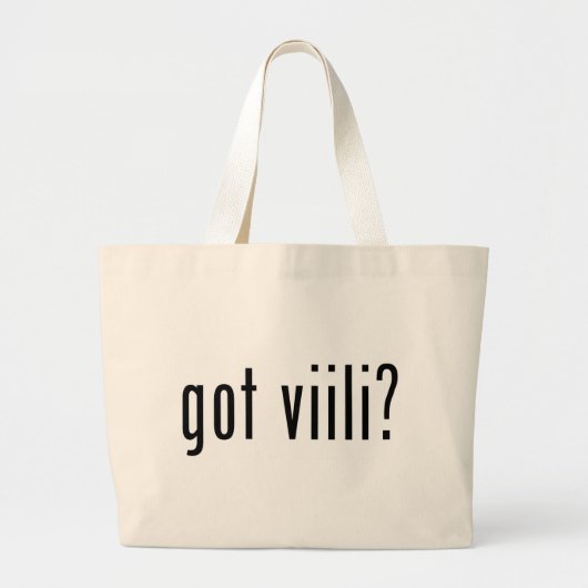 got viili? jumbo stoffbeutel (Vorne)