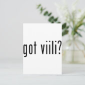 got viili? postkarte (Stehend Vorderseite)