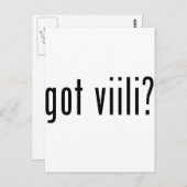 got viili? postkarte (Vorne/Hinten)