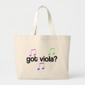Got Viola-Musik-Taschen-Tasche Jumbo Stoffbeutel (Vorne)
