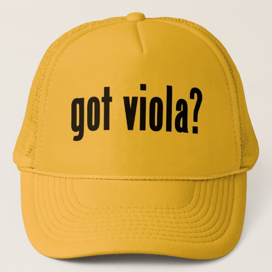 got Viola? Truckerkappe (Vorderseite)