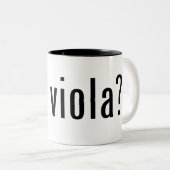 got Viola? Zweifarbige Tasse (VorderseiteRechts)