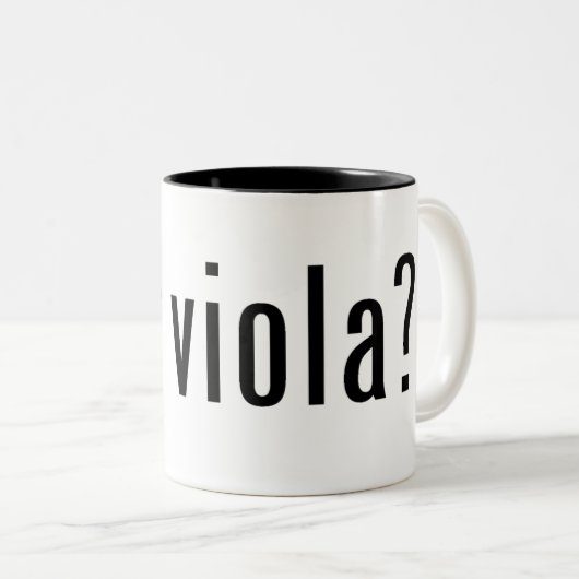got Viola? Zweifarbige Tasse (VorderseiteRechts)