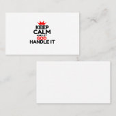 GOT VISITENKARTE (Vorne/Hinten)